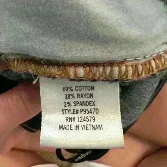 Woman Harper distressed straight leg jeans - Picture 3 of 6